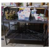 Outdoor Garden Shelf with Tile Plates - Planter Baskets