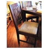 Stickley Dining Table / 4 Chairs / 2 Leaf