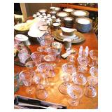 Delicate Lace Crystal Glasses