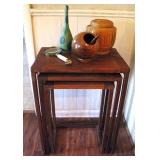 Stackable Wood Table Set