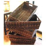 Rattan Stackable Baskets