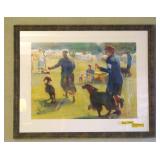 Thomas Brooks Dog Show Painting - Perfect gift for someone who shows dogs or a breeder.