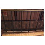 Nordland Metal Open-Frame Bed Dark Bronze / Full / Double Size with Stearns and Foster Mattress