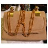 Vintage Like New Suede Handbag / Purse