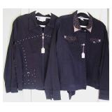 Black Rhinestone Ladies Jackets