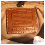 Coach Leather and Canvas Shoulder Bag