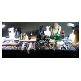 Table dripping with Jewels / Jewelry