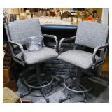 Pedestal Swivel Bar Chairs