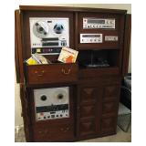 Drexel Cabinet with Built in Stereo / Turntable / Reel to Reel.