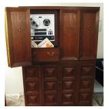 Drexel Cabinet with Built in Stereo / Turntable / Reel to Reel.
