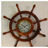 Schatz Royal Mariner Ships Clock Bell Rings on Hour with Key