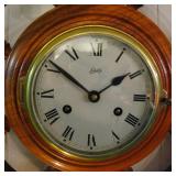 Schatz Royal Mariner Ships Clock Bell Rings on Hour with Key