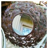 Metal Rustic Outdoor Mirror