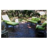 Matching 3pc Outdoor Furniture with Cushions