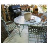 Outdoor Table with 4 Chairs