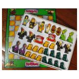 Vintage Flintstones Chess Set