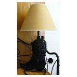 Metal Boot and Spur Western Lamp