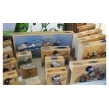Peanuts Wood Rubber Stamps Small, Medium and Large