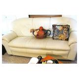 White Leather Sofa