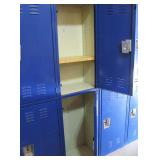 Single Double Tier Lockers Lockers Great for Kids Room - Workout Room or Garage