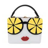 Lemon Lucite Purse