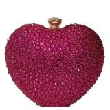 Heart Crystal Rhinestone Purse