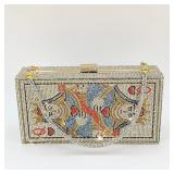 Rhinestone Queen of Hearts Purse