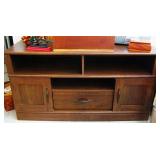 Wood Cabinet Console with Storage