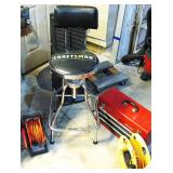 Craftsman Swivel Bench - Vehicle Ramps - Craftsman Tool Chest with Tools