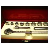 Stanley Professional Drive Metric Socket Set Metal Box