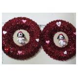 Peanuts Snoopy Valentine Wreaths