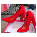Never Worn with Box Fishnet Sock Heel