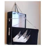 Designer Suit / Hat and Matching Clutch