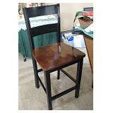 Solid Wood Counter Height Dining Table and 4 Chairs