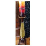 Extra Tall Candleholders with Pillar Candles