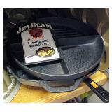 New Jim Beam Cast Iron Skillets