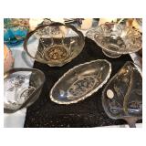silver and glass