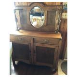 oak buffet
