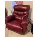 Electric leather recliner