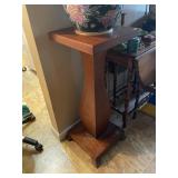 oak pedestal