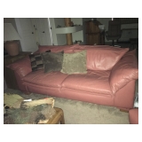 Light coral sofa
