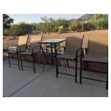 Bar-height outdoor patio set