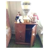 Vtg record cabinet