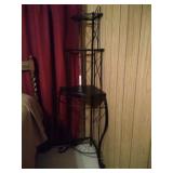 Metal corner stand