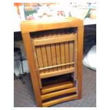 Solid wood folding chairs