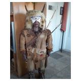 Indoor Indian statue