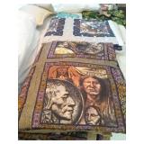 2 homemade quilts