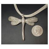Israeli dragonfly pendant