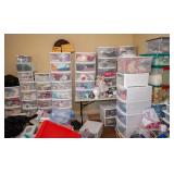 Totes in the craft room