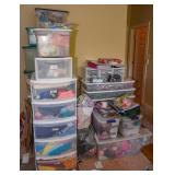 Totes in the craft room